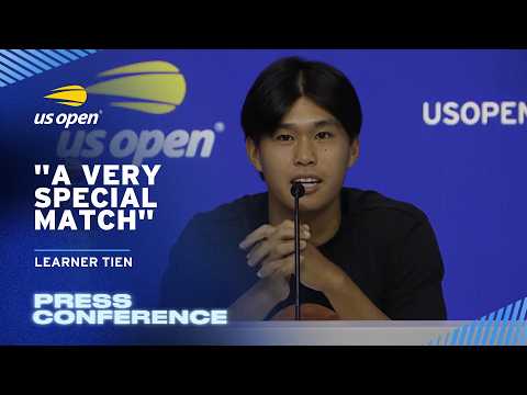 Learner Tien Press Conference | 2026 US Open Round 2