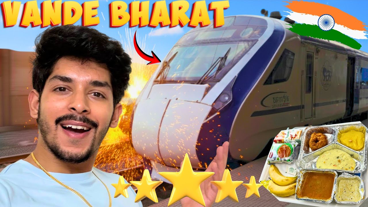 India ki 5 Star Train 🇮🇳 Full Journey in Vande Bharat Express 🚄 Nagpur To Bilaspur Journey