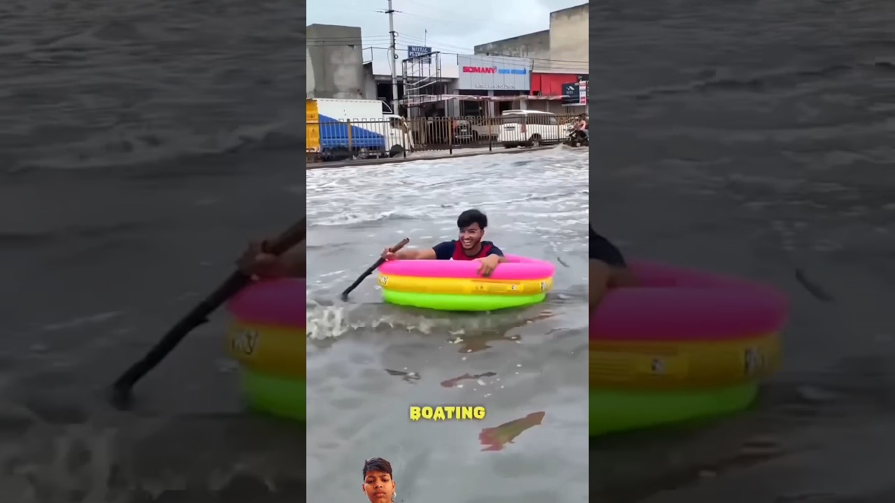 I Did Boating in Street Water 