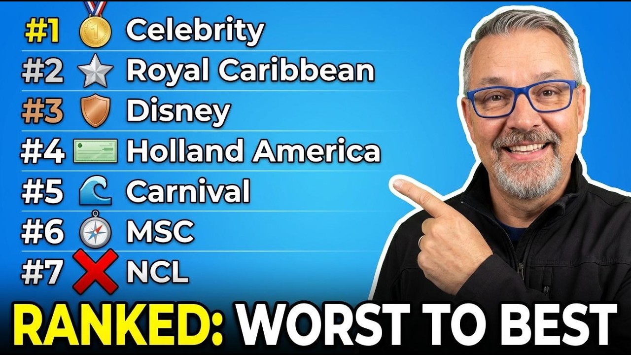Ranking ALL Cruise Lines from WORST to BEST (The Results Shocked Us!)