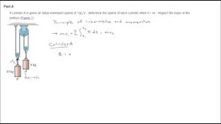 Problem 15.5 Cylinders and pulleys