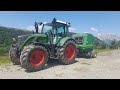 Transport de materiel avec fendt 514 one