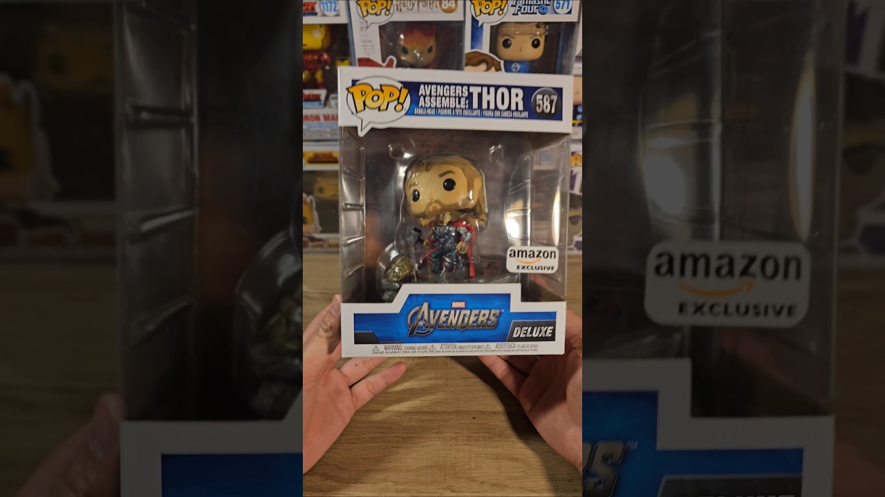 [📦 unBOXing] Funko Pop Moment 587! Amazon Exclusive Deluxe Marvel - Avengers Assemble: Thor