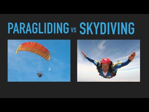 Difference between PARAGLIDING and SKYDIVING one must know!!!