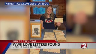 WWII love letters make it back to family