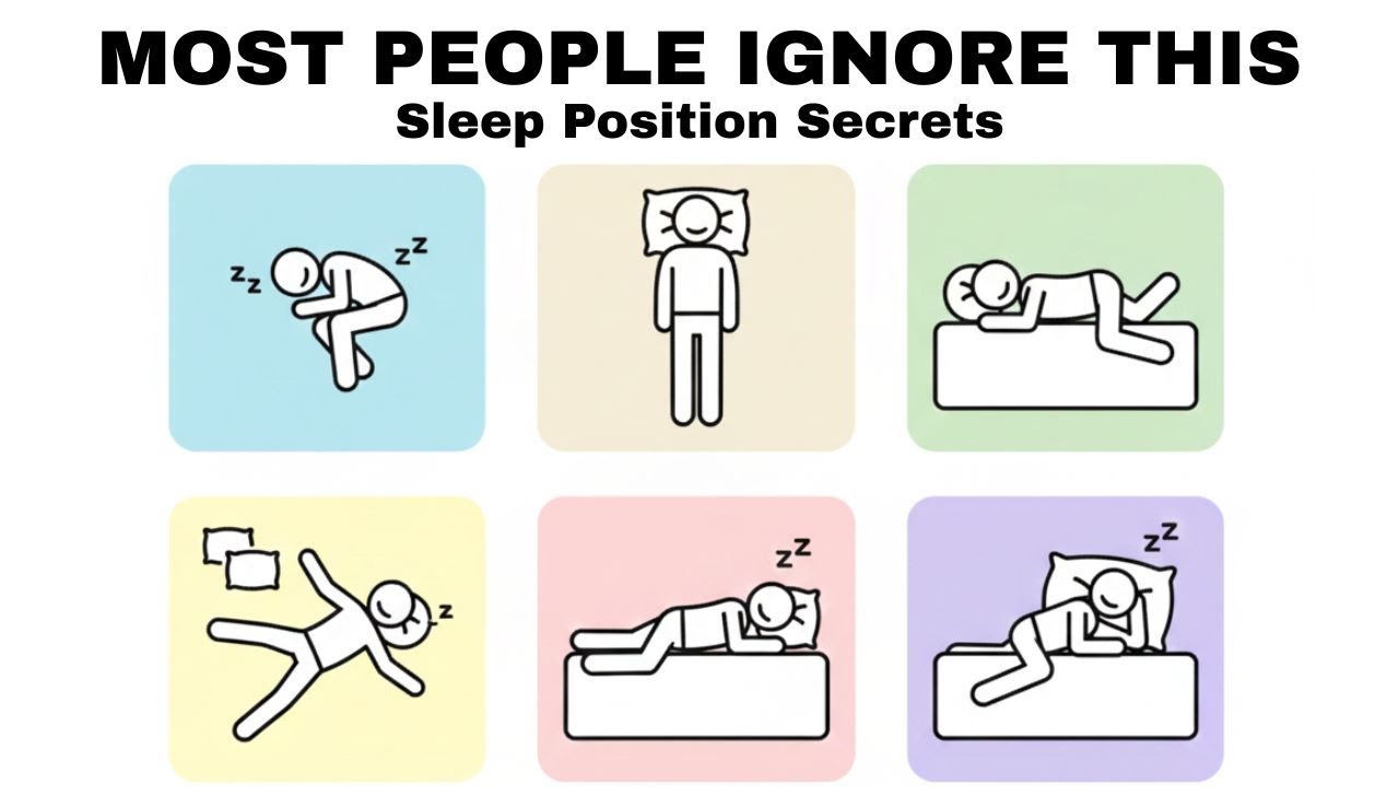 Most People Ignore This | 6 Sleeping Positions Changes Your Brain & Health