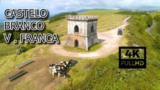 Castelo Branco Viewpoint (Miradouro do Castelo Branco) Sao Miguel Azores 4k