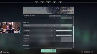 shroud reveals VALORANT crosshair settings... shroud reveals VALORANT crosshair settings...