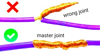 Bijali ki do Taron Ko joint karne ka Sahi tarika|How To Joint Cable Wire Properly|Cable Joint Trick