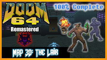 Doom 64 (PC) [4K] | 100% Complete | MAP 30 The Lair