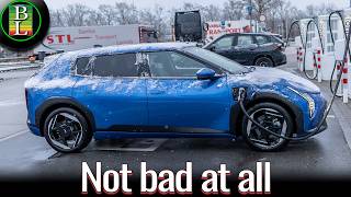 Kia EV4 Hatchback (78kWh) Winter Range Test at 130 km/h (81mph)