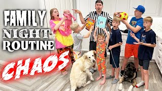 CRAZY Family Night Routine with 7 Kids! screenshot 3