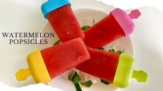 Quick & Easy Watermelon popsicles | Summer Special recipe