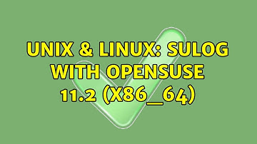 Unix & Linux: sulog with openSUSE 11.2 (x86_64)
