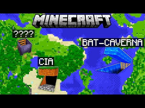 encontrei as outras BASES SECRETAS do servidor no Minecraft #169 CREATIVESQUAD