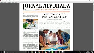 Adobe InDesign course, creating a newspaper part 1 - Columns and Header - lesson 10 screenshot 1