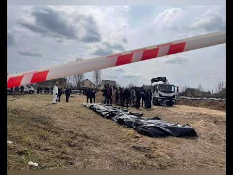 Რუსი სამხედროები შემოდიან და იციან მშვიდობიანი ჰრომადების შესახებ, რომლებიც უკრაინის ცას ხურავს