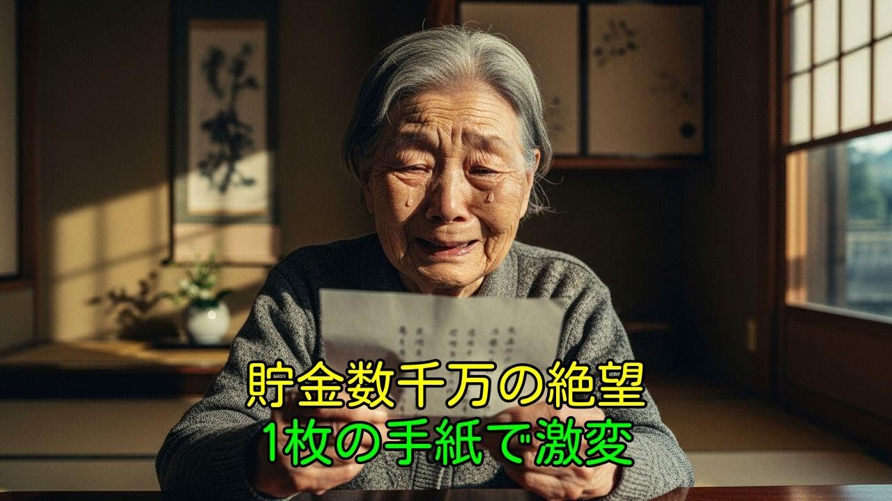 【貯金数千万の孤独】92歳が最後に気づいた「お金より大切な物」が衝撃すぎた…