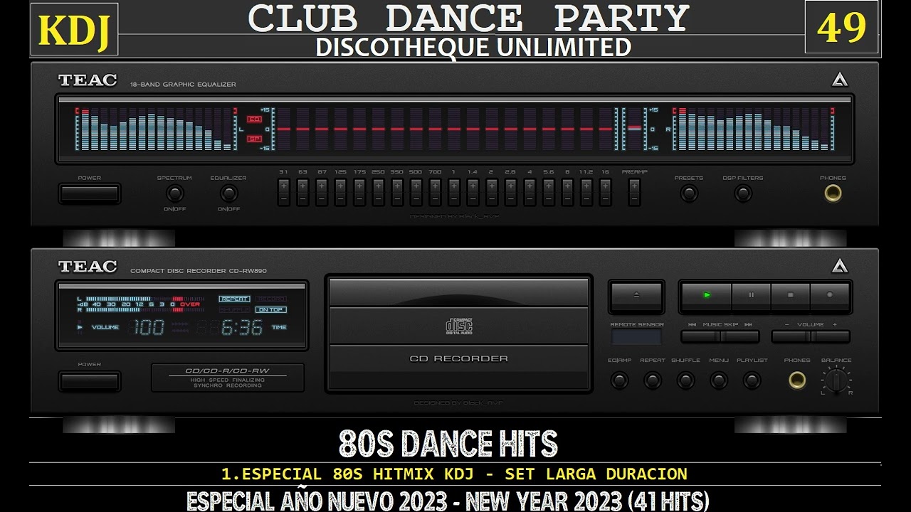 80S Dance Hits Mix - Especial Año Nuevo (Re-Up)(New Year 2023)(CLub Dance Party 49)(KDJ 2022-2023)
