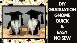Diy Graduation Gnome/No Sew Gnome/Graduate Gnome/Easy Gnome