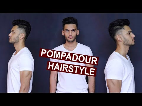 Pompadour With Skin Fade | Top Hairstyle For 2018 | Mens Hair Tutorial