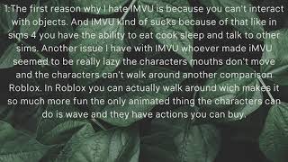 4: Reasons why I hate IMVU