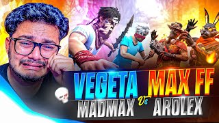NG MADMAX & VG VEGETA VS MAX FF & NG AROLEX 💀 MOST ANTICIPATED  MATCH 🔥