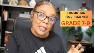 Famous Grade 7-9 Promotion Requirements explained. Profile