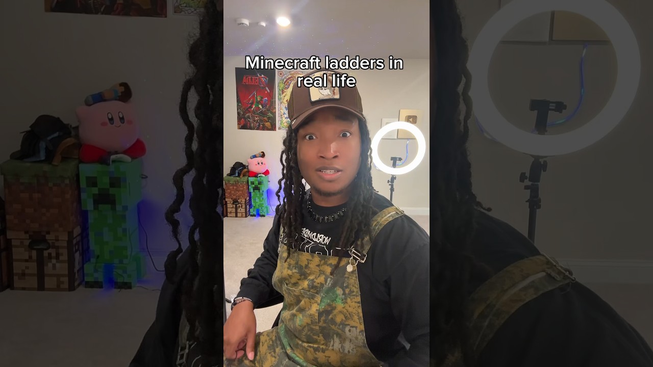 POV Minecraft Ladders in Real Life