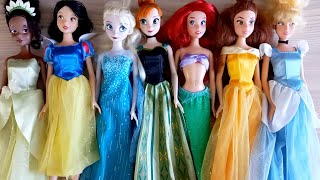 Disney Princess Doll Makeover ~ DIY Miniature Ideas for Barbie  Wig, Dress, Faceup, and More! DIY