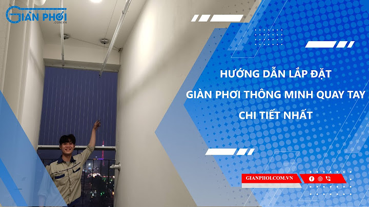 Hướng dẫn lắp giàn phơi hòa phát năm 2024