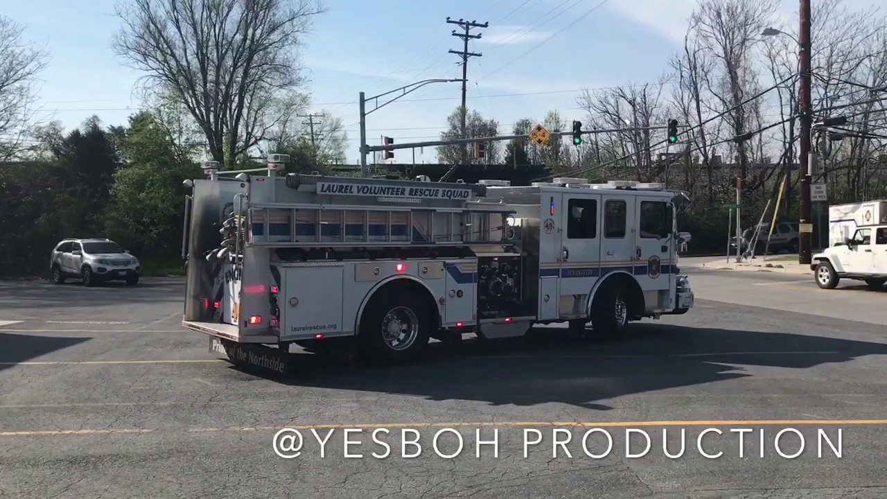 2016 PGFD Laurel Brand New Engine 849 Responding To Medic Local YouTube