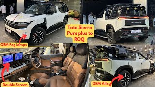 Tata Sierra 2026: Pure Plus Converted into ROQ - OEM Alloy & Double Screen✅ | Tata Sierra Modified✅