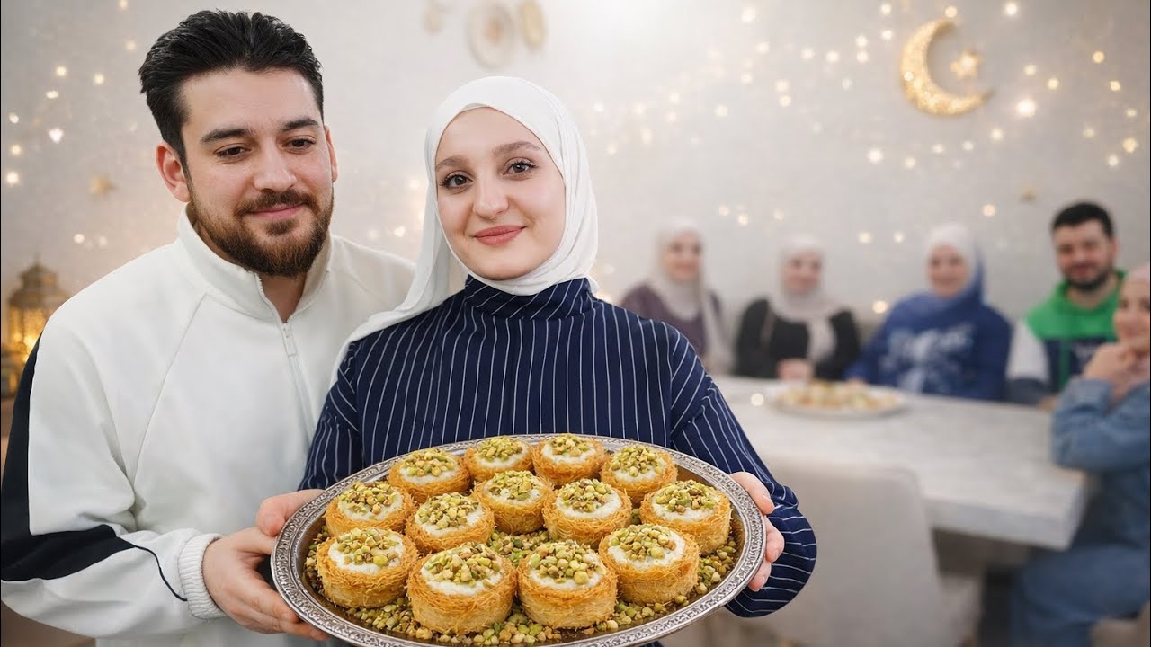 أسرار العلاقة الزوجية الناجحة بعد سنتين زواج من وجهة نظرنا! | عملت كنافة الكب كيك بالقشطة😍