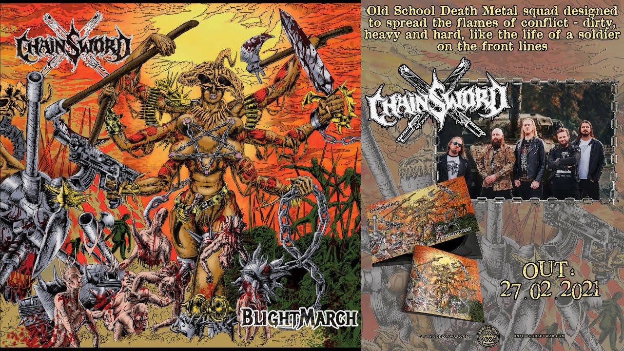 Sleduj Chainsword - Daemonculaba (death metal, PL, 2021) na YouTube Sleduj Chainsword - Daemonculaba (death metal, PL, 2021) na YouTube