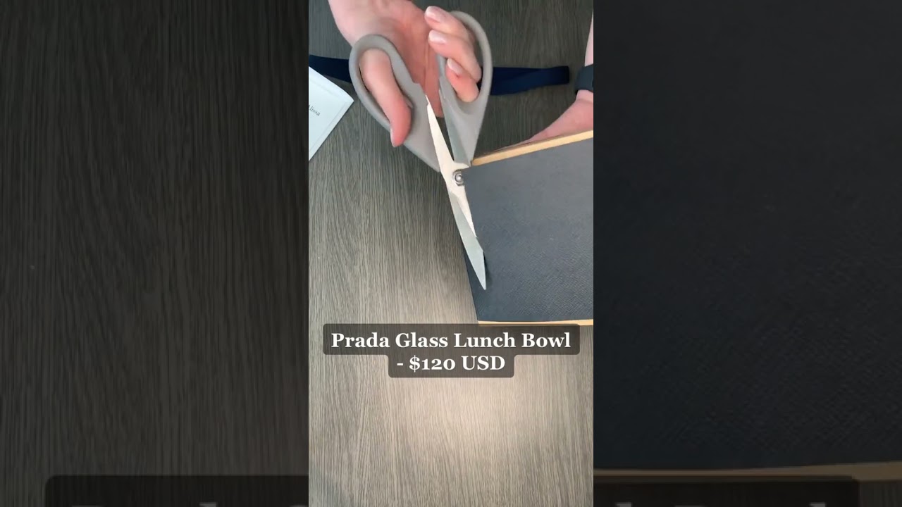 Prada Glass Lunch Bowl for $120, Do You Think Would Buy This Item?