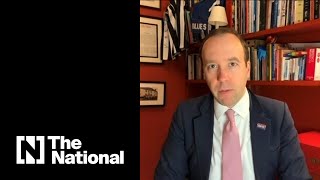 UK health secretary on travel restrictions into Britain