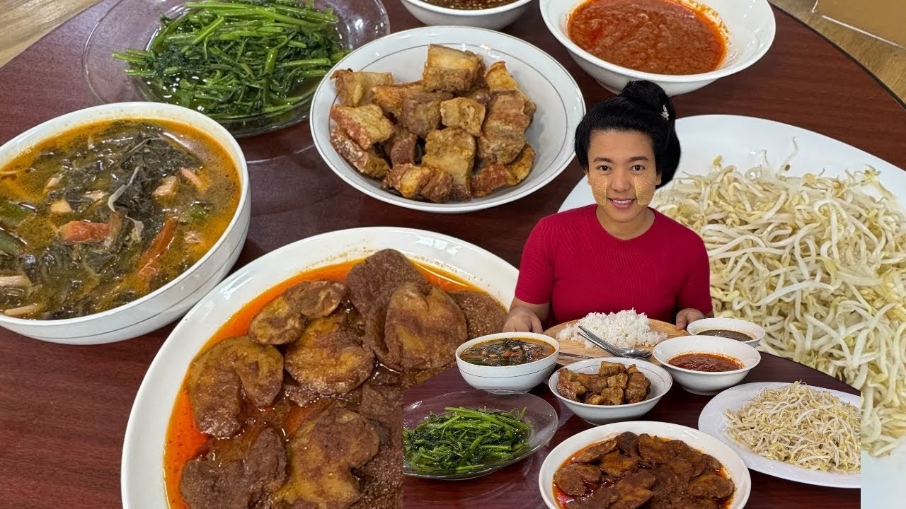 အကြိုက်ဆုံးဟင်းလေးတွေနဲ့တစ်ဖြတ် စားကြပါဦးရှင့် 😍😍😍