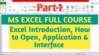 MS Excel Full Course Part-1 || Introduction, Features aur Interface ki puri jankari 📊 #NitinSir #sdi