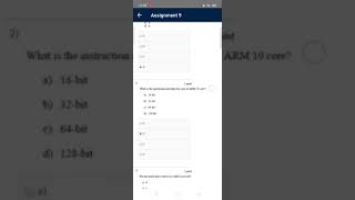 NPTEL ASSIGNMENT SOLUTION WEEK 9 MICROPROCESSOR AND MICROCONTROLLER