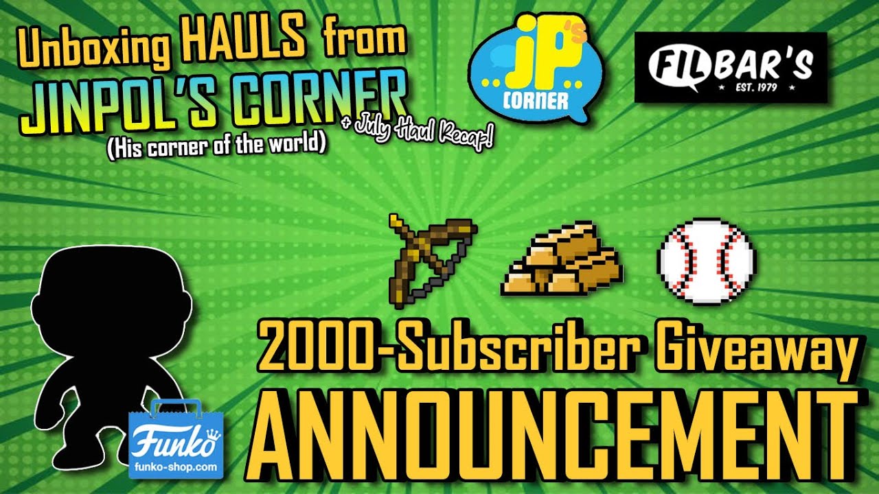 Opening A Package From JinPol's Corner! (July Haul Recap + Giveaway Annoucement)