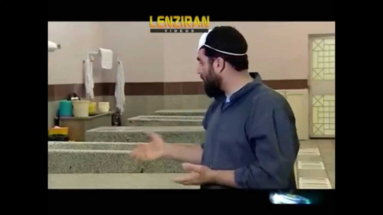 Washing dead bodies and warping in"Kafan" in Behesht Zahra cemetery