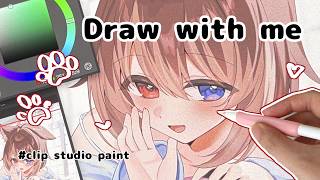 draw with me 🐾 | skeb | 5x Speedpaint & Chill🎧