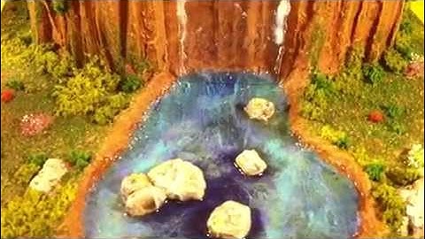 Wargaming Terrain Waterfall, Forest and Fountain Studio Update 10-12-2014