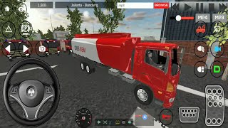 Oil Tanker Transport Truck Crazy Driver - IDBS Truk Tangki #2 - Android Gameplay| ZakirGaming | screenshot 4