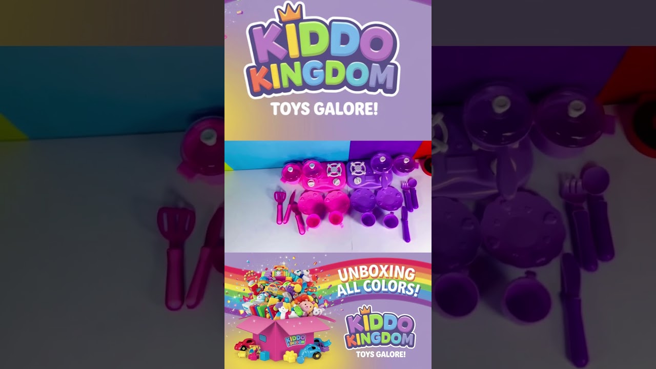 Unboxing All Toys in Every Color | Kiddo Kingdom Part 1