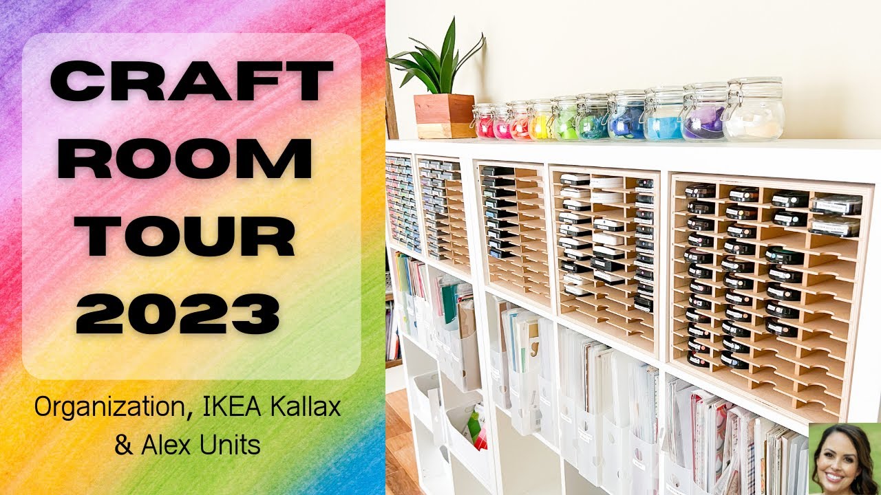 IKEA & Stamp-n-Storage  Scrapbook room organization, Dream craft