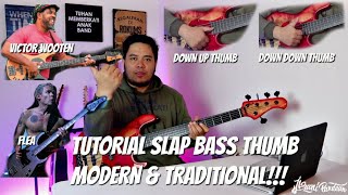 TUTORIAL SLAP BASS THUMB MODERN ATAU TRADITIONAL | CIGITU AJEH VLOGS SHARING