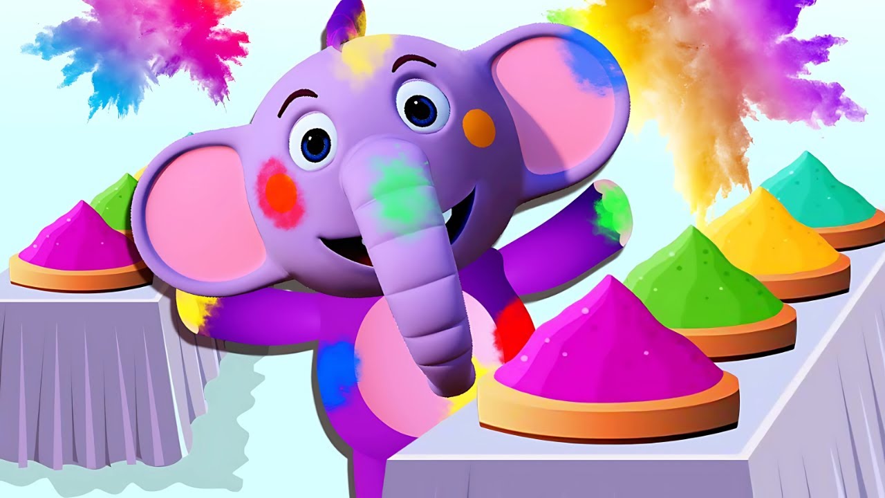 Holi Aayi Holi Aayi | Festival Songs & Rhymes For Kids | HooplaKidz Hindi