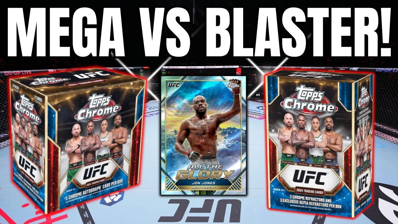 Which One Wins?🤔 2024 Topps Chrome UFC Mega Box vs Blaster Box Battle!👊